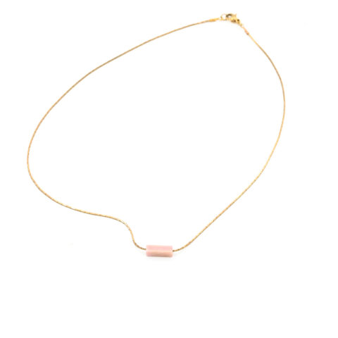 2000000015835-collier-acier-inoxydable---quartz-rose